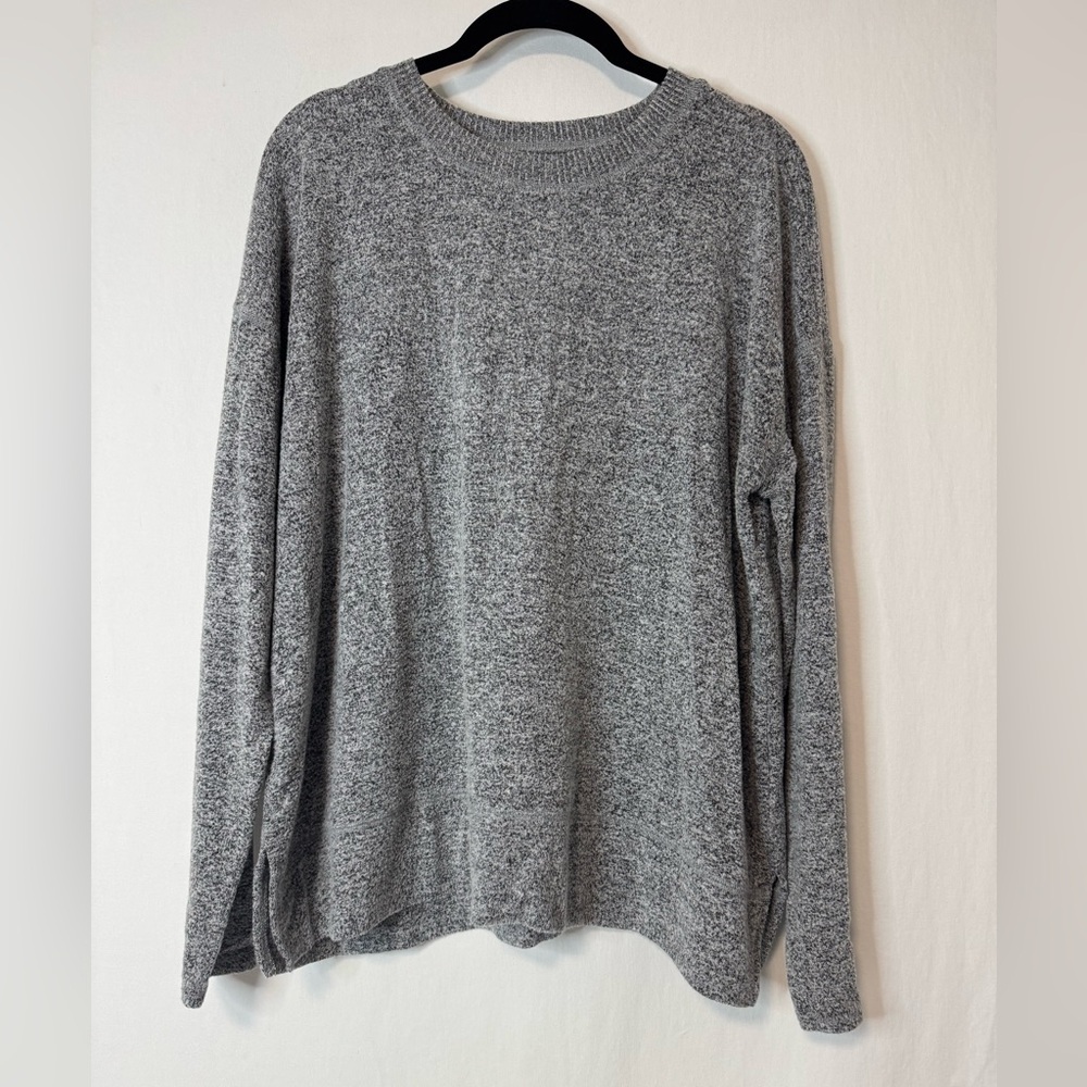 Lucky Brand Women's Grey Pullover Sweater Size L